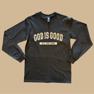 “GOD IS GOOD ALL THE TIME” Adult Unisex Long Sleeve Sweatshirt